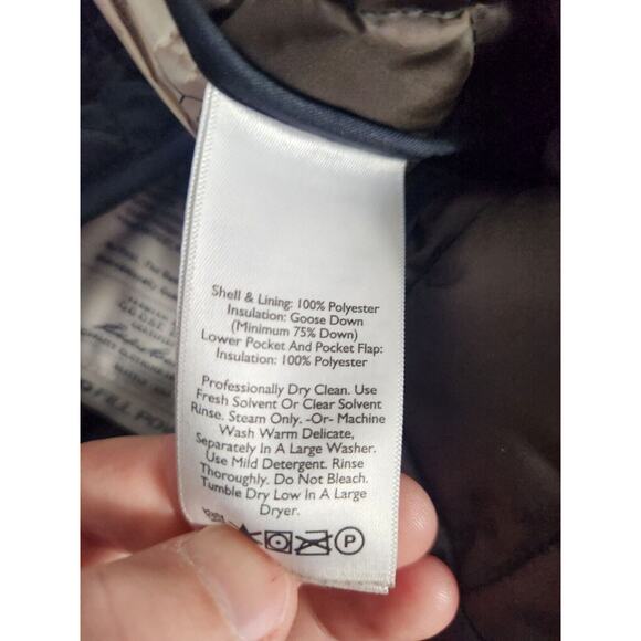 Black Eddie Bauer down puffer jacket women's small - Picture 5 of 5